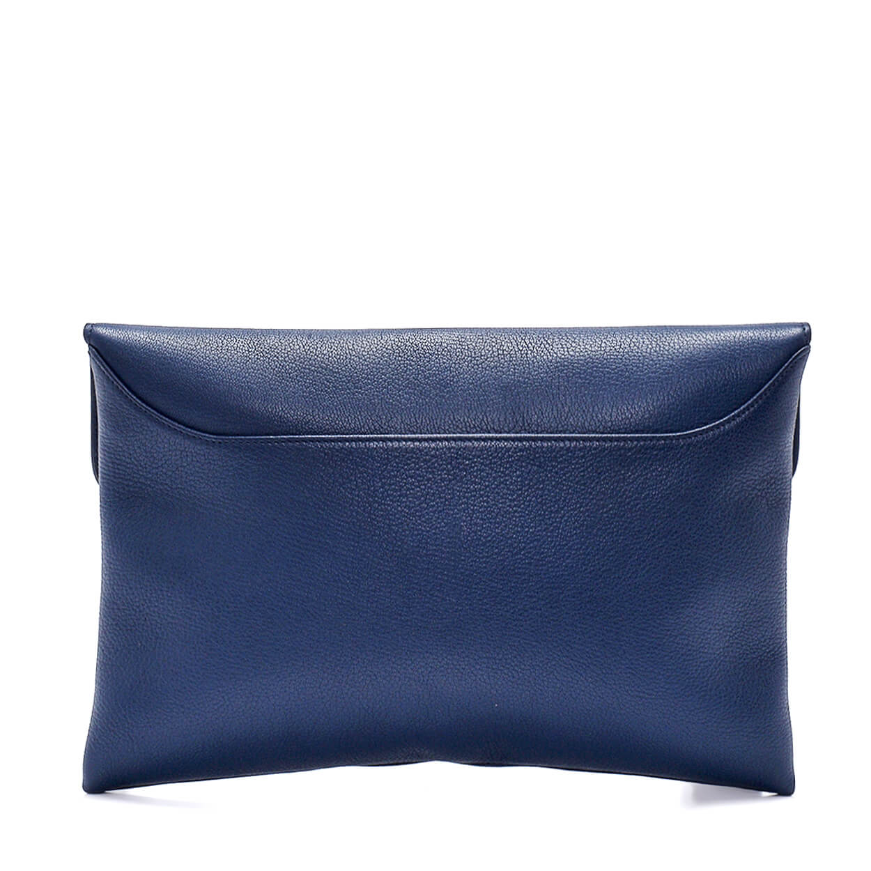 GIVENCHY - Navy Leather Envelope Clutch